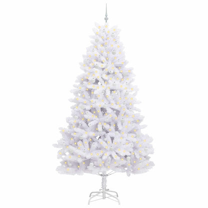 Plast Hingad Julgran Vit 270 cm PVC och stål