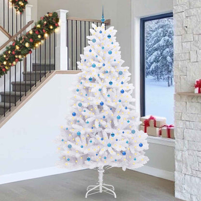 Plast Hingad Julgran Vit 270 cm PVC och stål