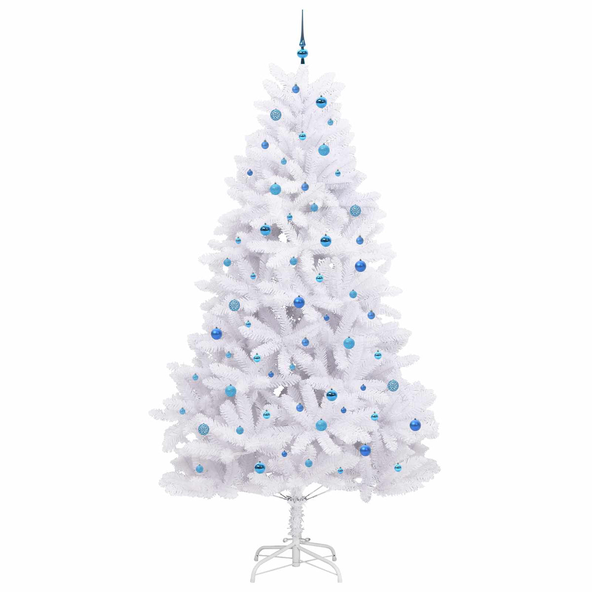 Plast Hingad Julgran Vit 270 cm PVC och stål