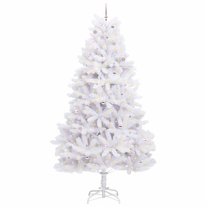 Plast Hingad Julgran Vit 300 cm PVC och stål