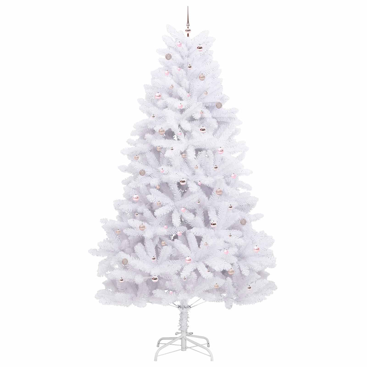 Plast Hingad Julgran Vit 300 cm PVC och stål