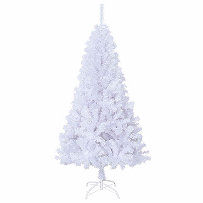 Konstgjord julgran Vit 120 cm PVC och stål