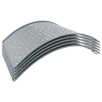 Julgranskrage Kegelformad Silver Ø 62 x 25 cm Stål