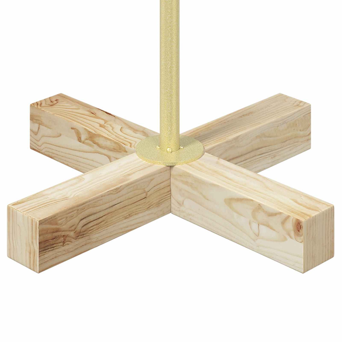 Julcone-träd KUOPIO 60 cm Stål Guld