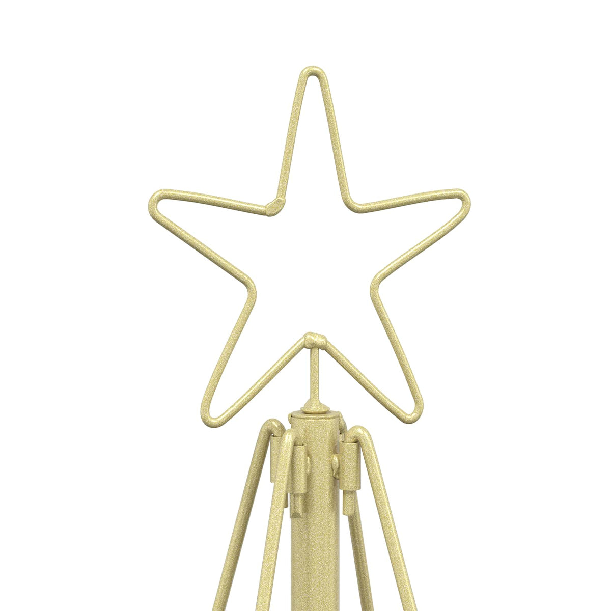Julcone-träd KUOPIO 180 cm Stål Guld