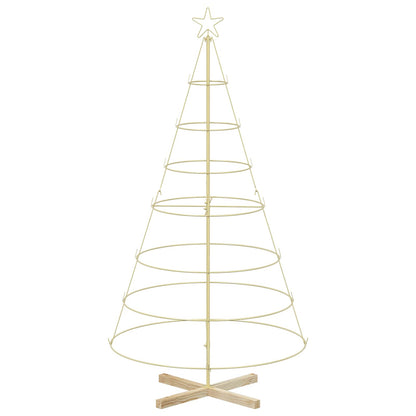 Julcone-träd KUOPIO 180 cm Stål Guld