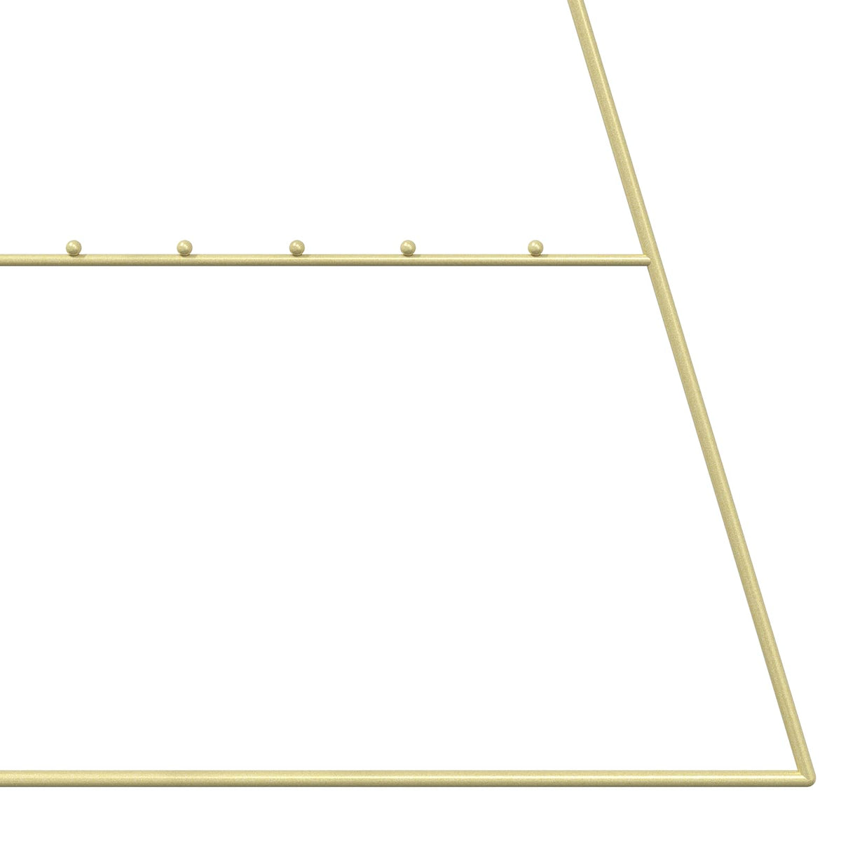 Metall julgran KUOPIO 140 cm Stål Guld