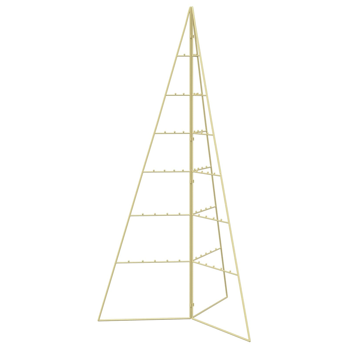 Metall julgran KUOPIO 140 cm Stål Guld