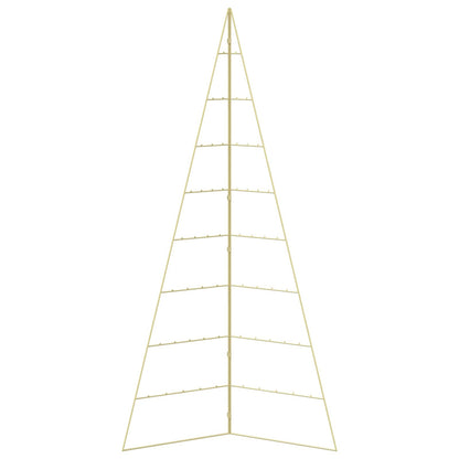 Metall julgran KUOPIO 210 cm Stål Guld