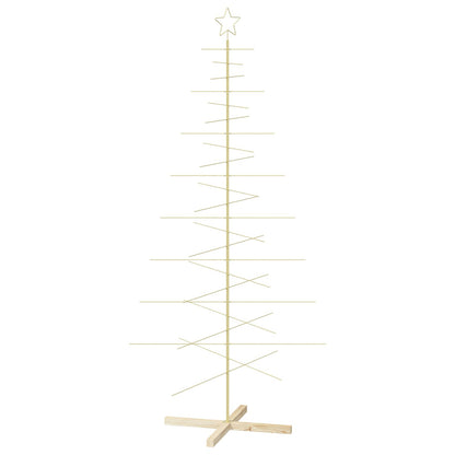 Julgran i metall med fot KUOPIO 210 cm Stål Guld