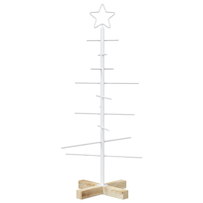 Julgran i metall med fot KUOPIO 90 cm Stål Vit
