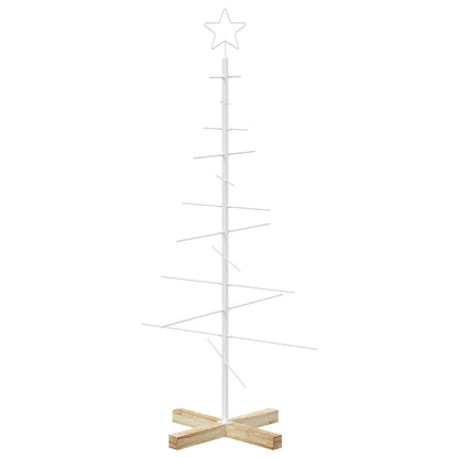 Julgran i metall med fot KUOPIO 120 cm Stål Vit