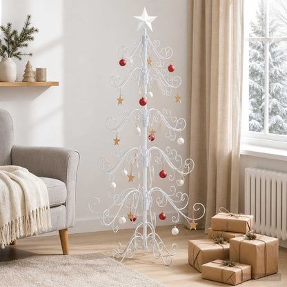 Metall julgran KUOPIO 150 cm stål White