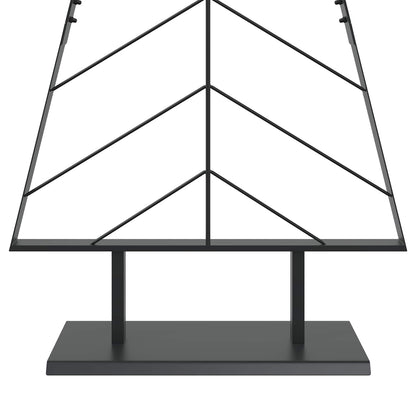 Julgran i metall med fot KUOPIO 150 cm Stål Svart