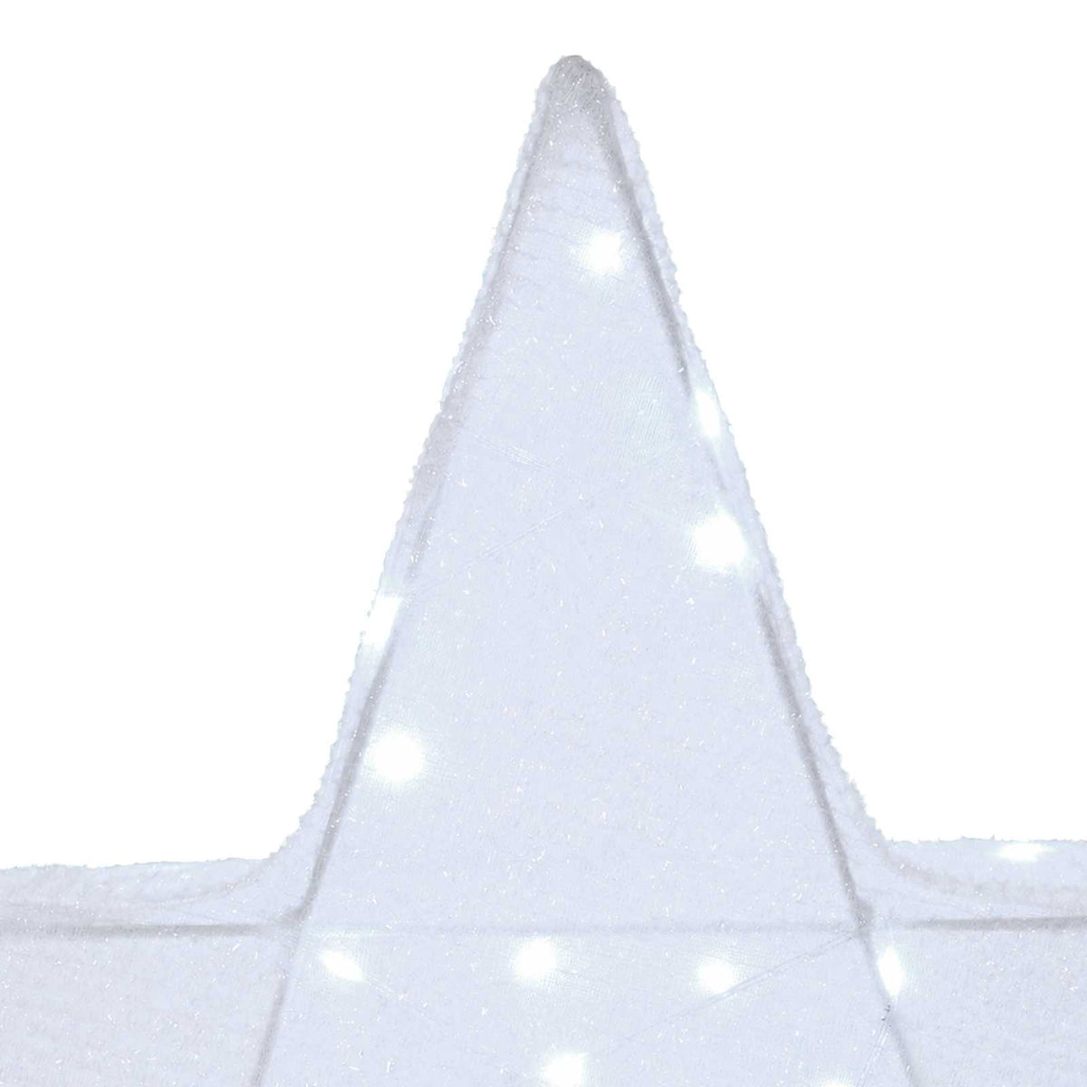 3D-julstjärna 50 LED-lampor Kallvit 55 x 53,5 x 10 cm