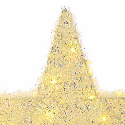 3D-julstjärna 50 LED-lampor Varmvit 55 x 53,5 x 10 cm