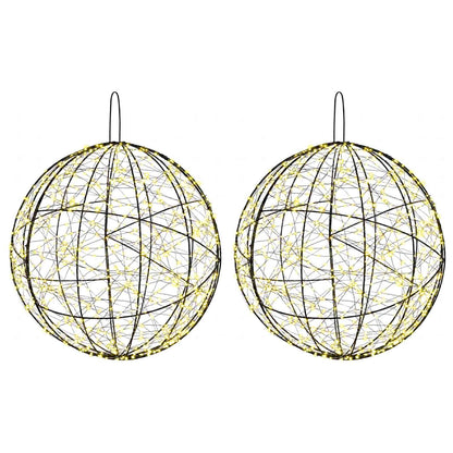 Julfinialslampa 2 st 1900 LED-lampor Varmvit Ø 60 x 63 cm