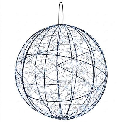 Julfinialslampa 2 st 1900 LED-lampor Kallvit Ø 60 x 63 cm