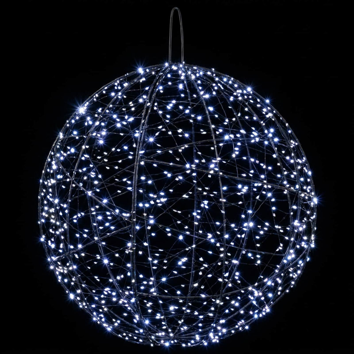 Julfinialslampa 2 st 1900 LED-lampor Kallvit Ø 60 x 63 cm