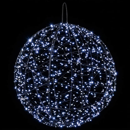 Julfinialslampa 2 st 1900 LED-lampor Kallvit Ø 60 x 63 cm