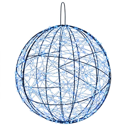 Julfinialslampa 2 st 1900 LED-lampor Blå Ø 60 x 63 cm