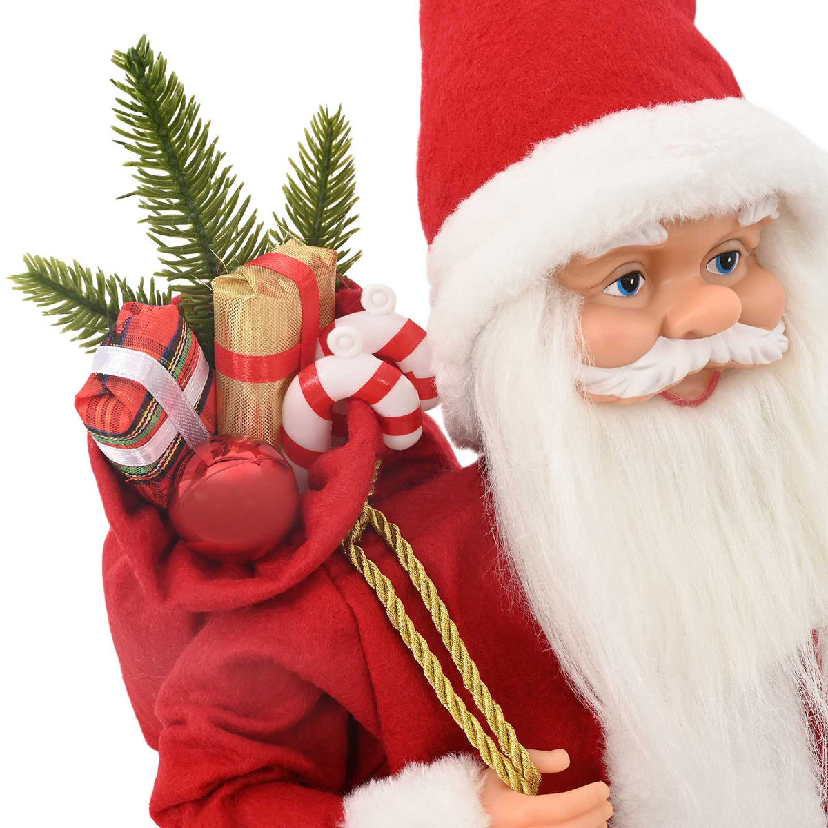 Jultomtefigur Röd 30 cm Polyester