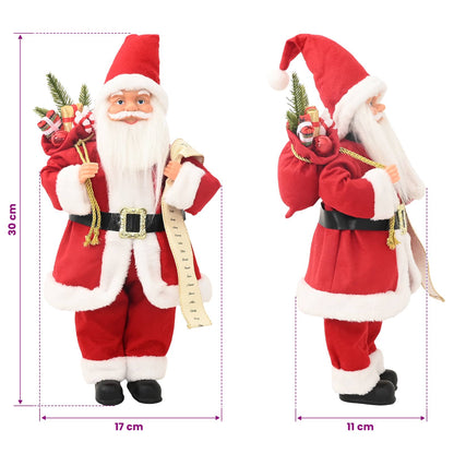 Jultomtefigur Röd 30 cm Polyester