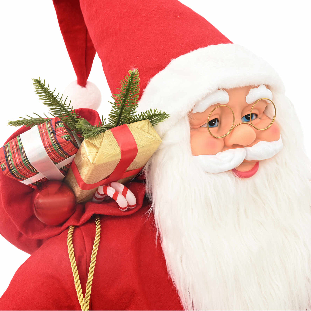 Jultomtefigur Röd 110 cm Polyester