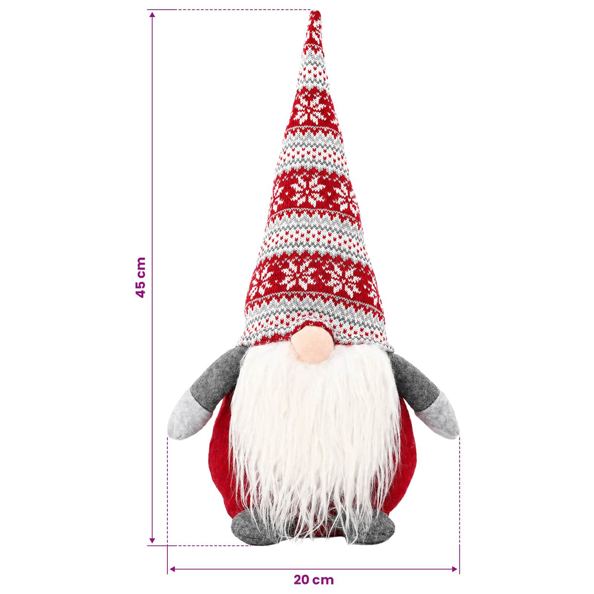 Julnisse Röd 45 cm Polyester