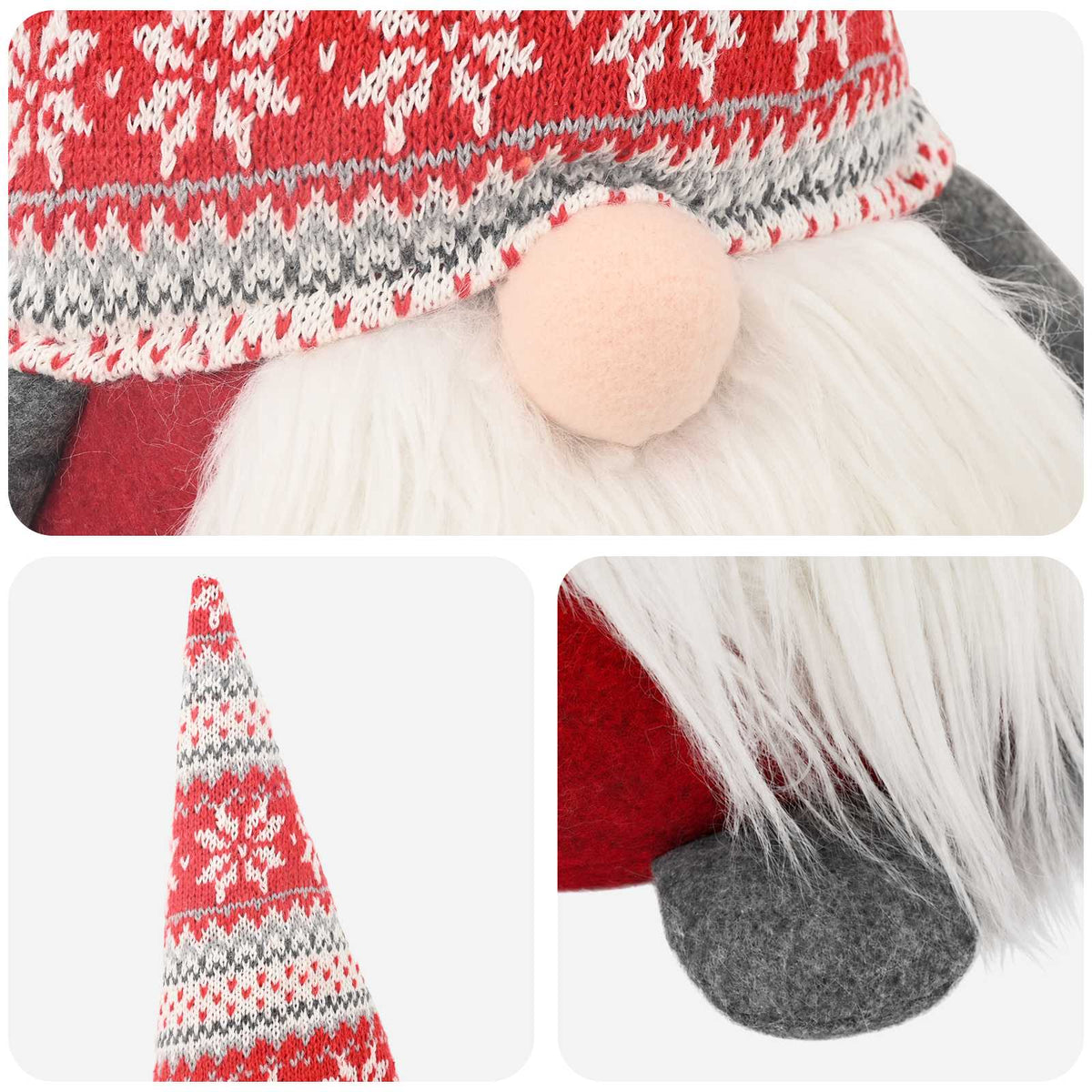 Julnisse Röd 60 cm Polyester