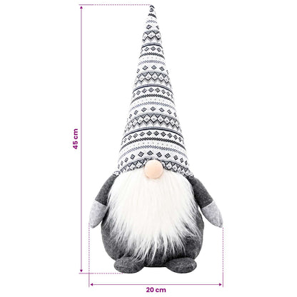 Julnisse Grå 45 cm Polyester