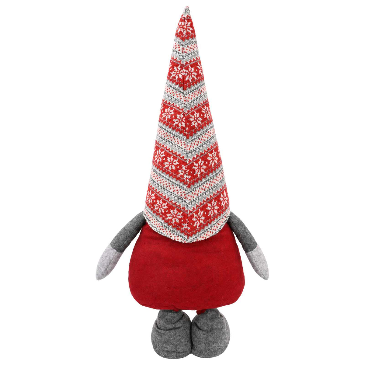 Julnisse med teleskopben Röd 130 cm Polyester