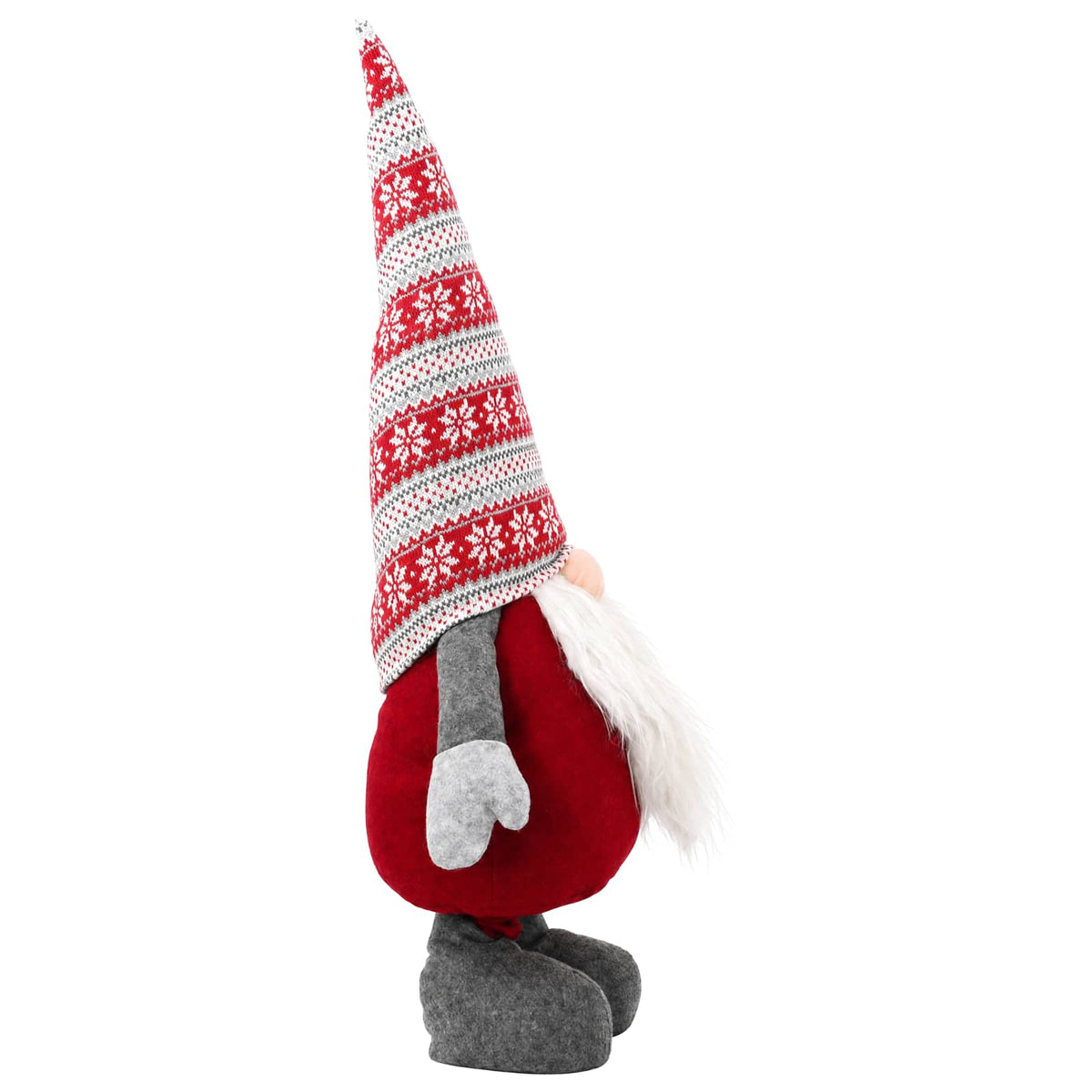 Julnisse med teleskopben Röd 130 cm Polyester