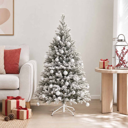 Julbollset 88 st Silver Ø 6 cm Plast