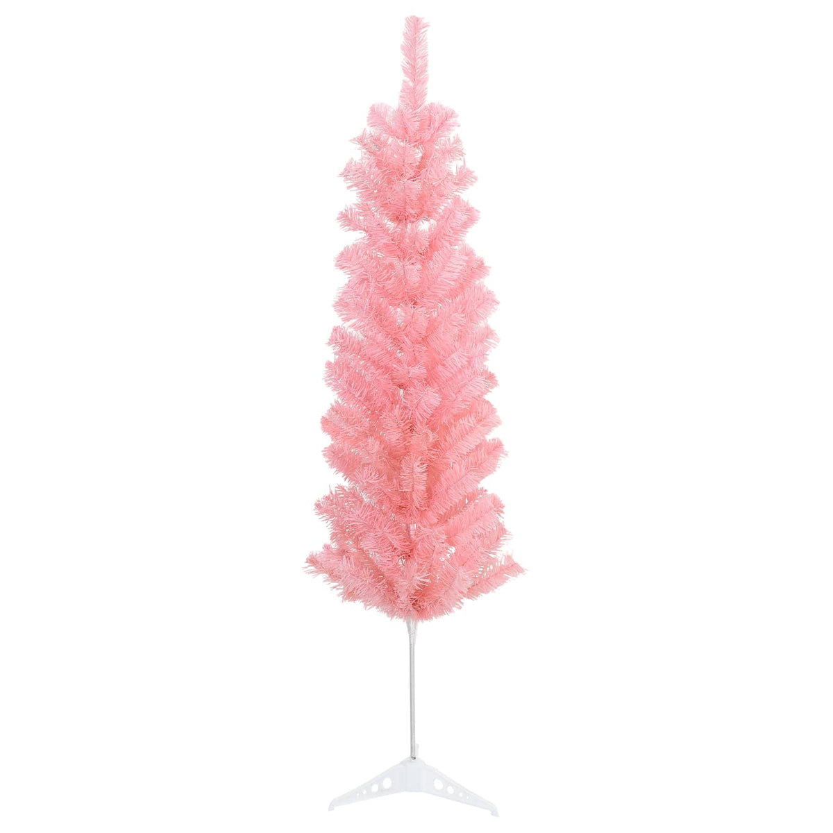 Konstgjort smalt julträd 120 cm 150 LED-lampor Varmvit