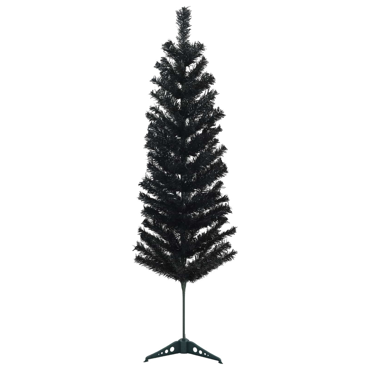 Konstgjort smalt julträd 150 cm 150 LED-lampor Varmvit