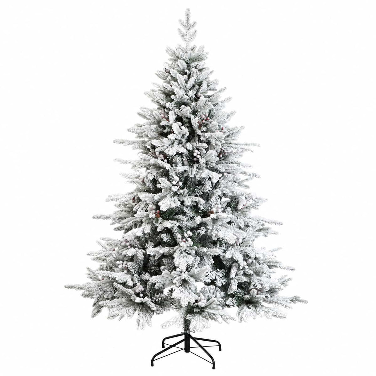 Plast Hingad Julgran 150 cm 150 LED-lampor Varmvit PE & PVC