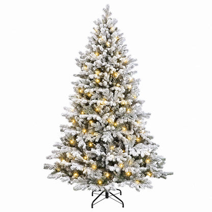 Plast Hingad Julgran 150 cm 150 LED-lampor Varmvit PE & PVC