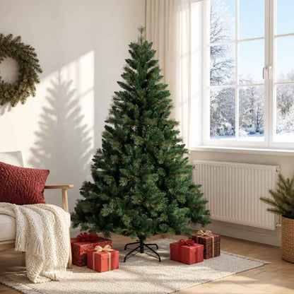 Plast Hingad Julgran 180 cm PVC och metall Grön