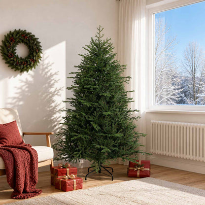 Plast Hingad Julgran 180 cm PVC och metall Grön