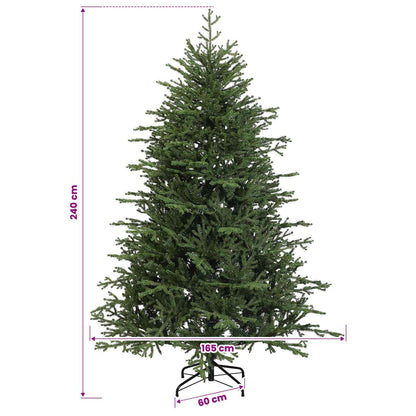 Plast Hingad Julgran 240 cm PVC och metall Grön