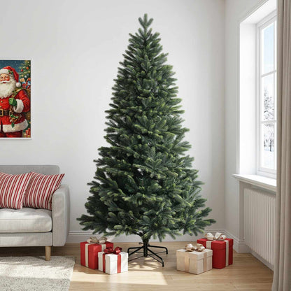 Plast Hingad Julgran 210 cm PVC och metall Grön