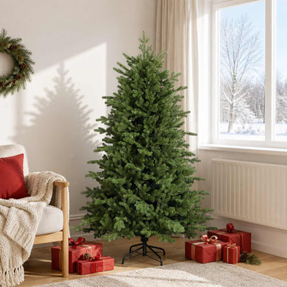 Plast Hingad Julgran 180 cm PVC och metall Grön