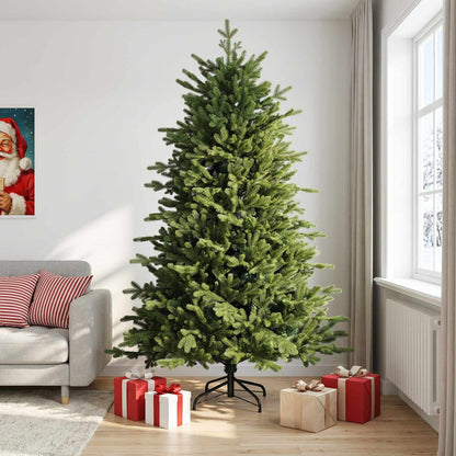 Plast Hingad Julgran 210 cm PVC och metall Grön