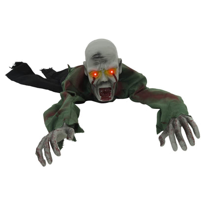 Halloween Krypande Zombie SPOOKA Grön 110 x 50 x 21 cm