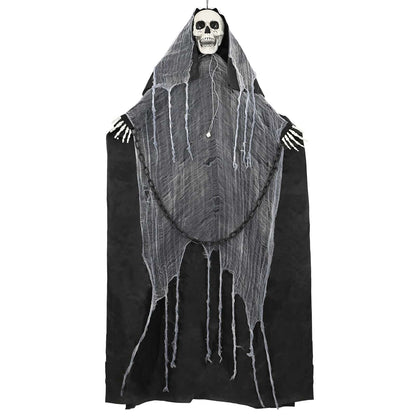 Hängande liemannen till Halloween SPOOKA Svart 112 x 164 cm