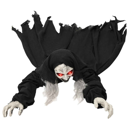 Halloween Krypande Zombie SPOOKA Svart 41 x 130 x 24 cm