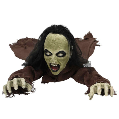 Halloween Krypande Zombie SPOOKA Brun 94 x 130 x 29 cm