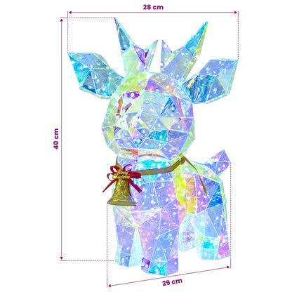 Prismatisk iriserande LED-ren med bjällra Flerfärgsdesign