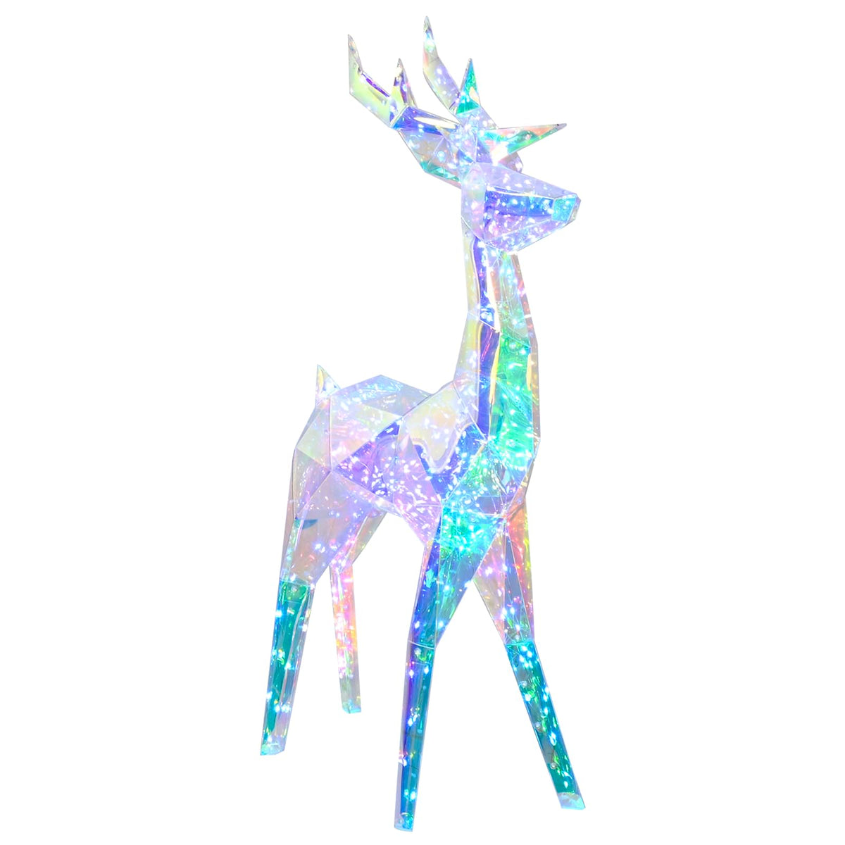Prismatisk iriserande LED-ren Flerfärgsdesign 48 x 19 x 86 cm